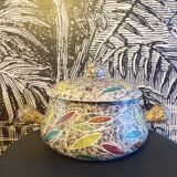 Yvan Borty salad bowl 1950 with lid