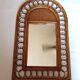 Miroir bambou vintage 35x55cm