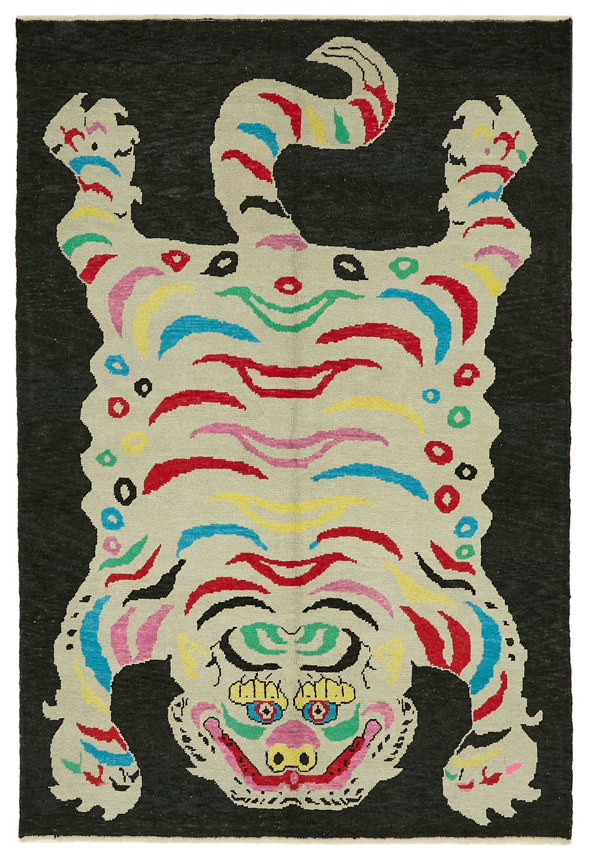Turkish Handknotted Wool Tiger Rug  208 cm x 310 cm