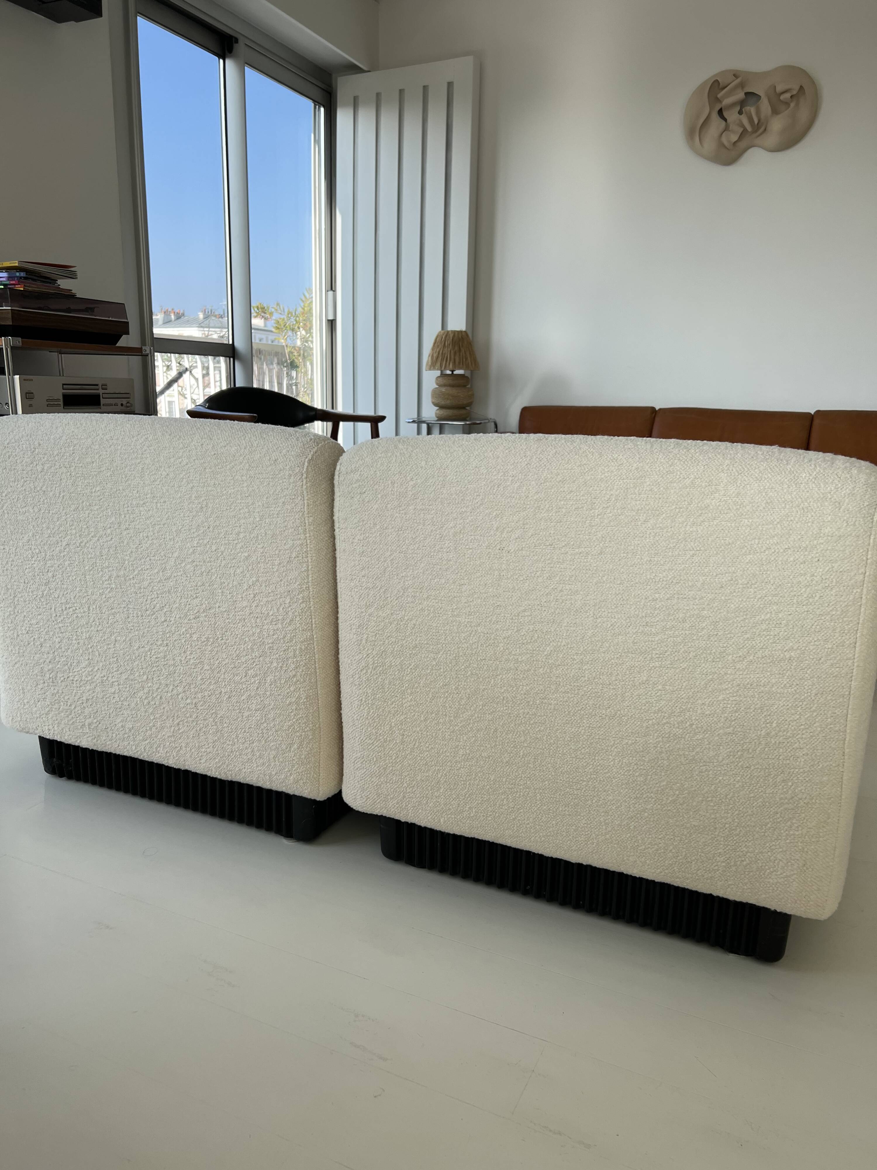 Ecru modular canapé Don Chadwick Herman Miller