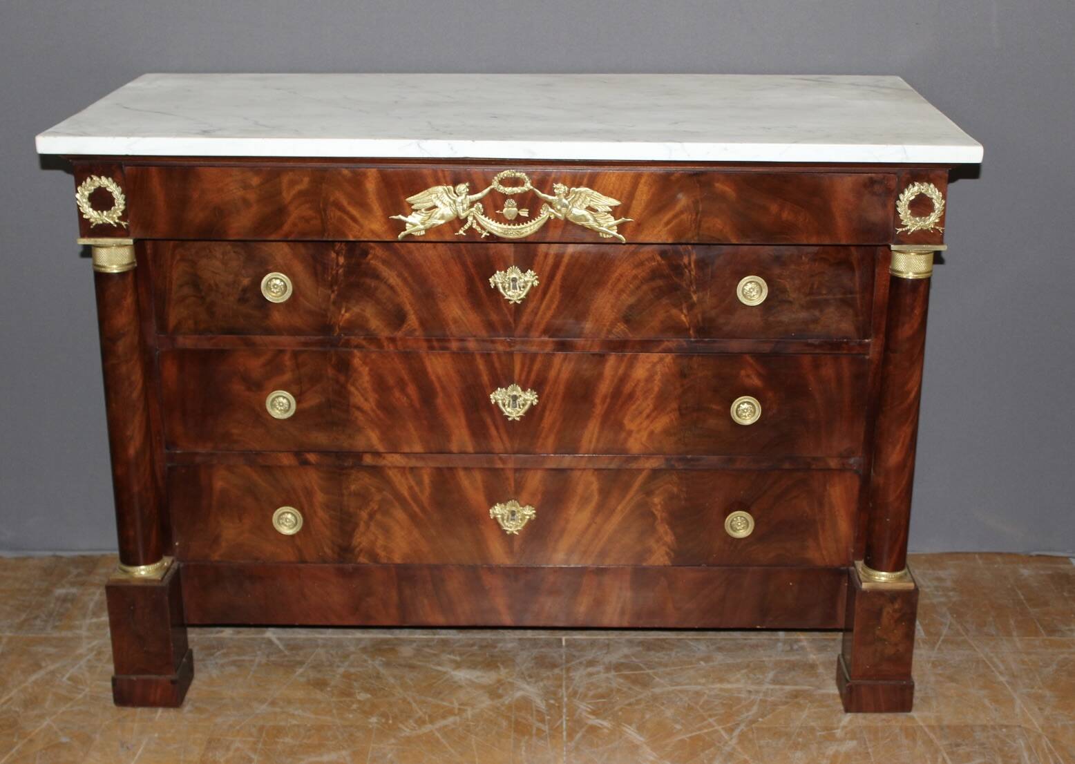 Commode Empire en acajou début XIX