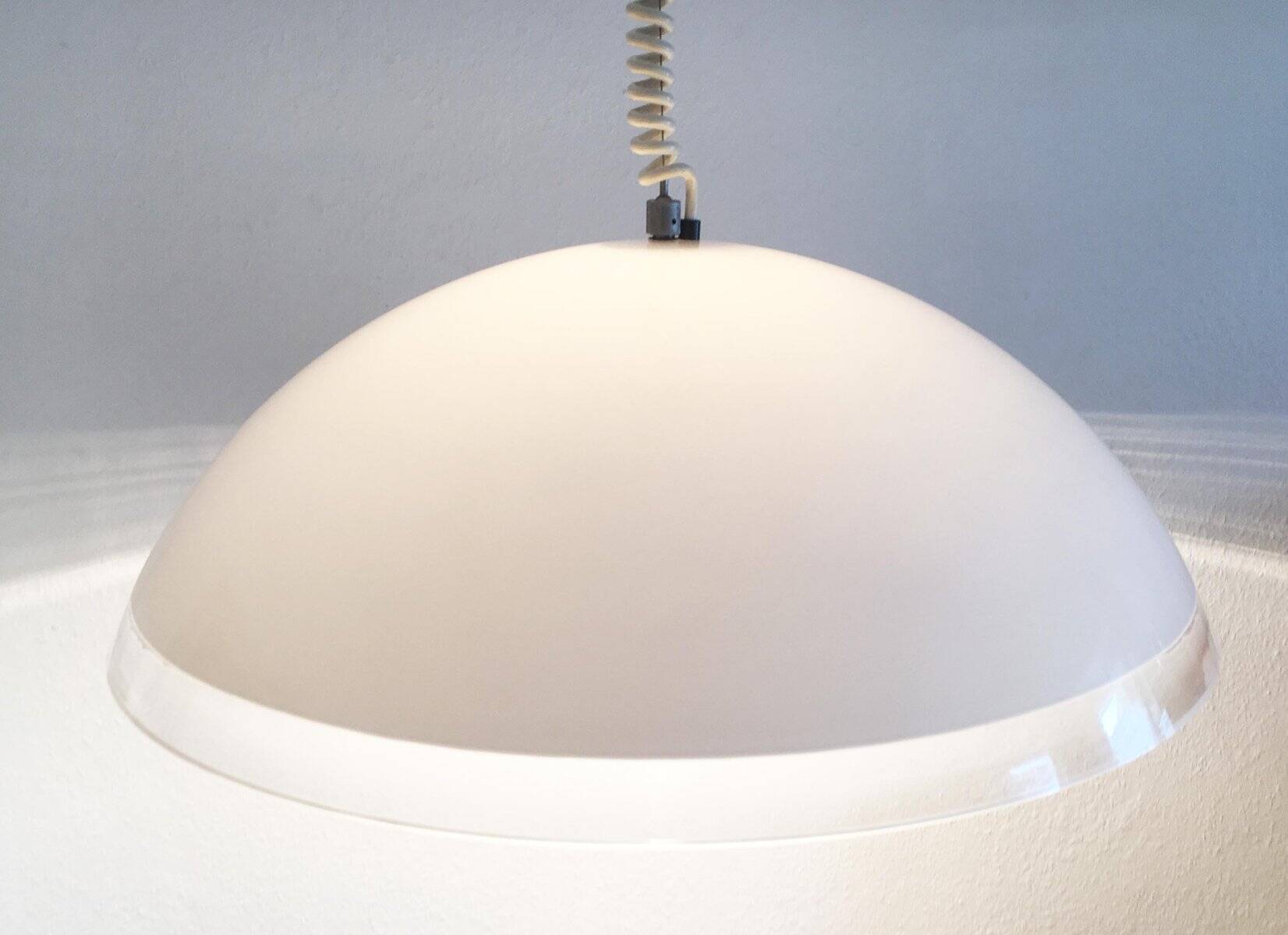 Suspended lamp model Bella di Notte vintage Italian by Franco Bresciani for Guzzini, 1970s.