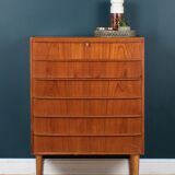 Commodes rétro en teck des années 1960 danoises du milieu du siècle