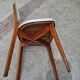Lot 6 chaises Mid-Century scandinaves années 50-60 pieds compas vintage