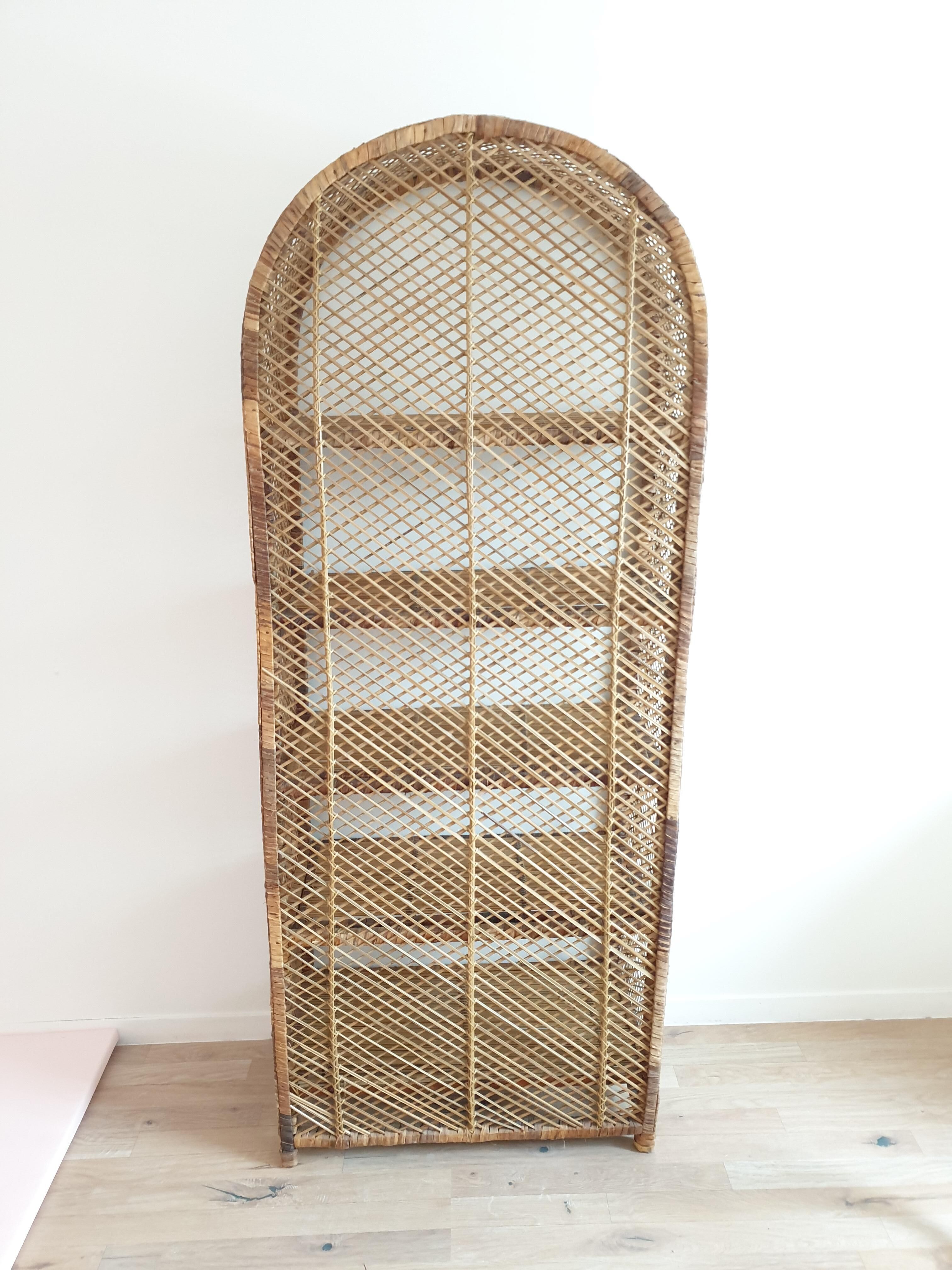 Shelf in rattan style Emmanuelle