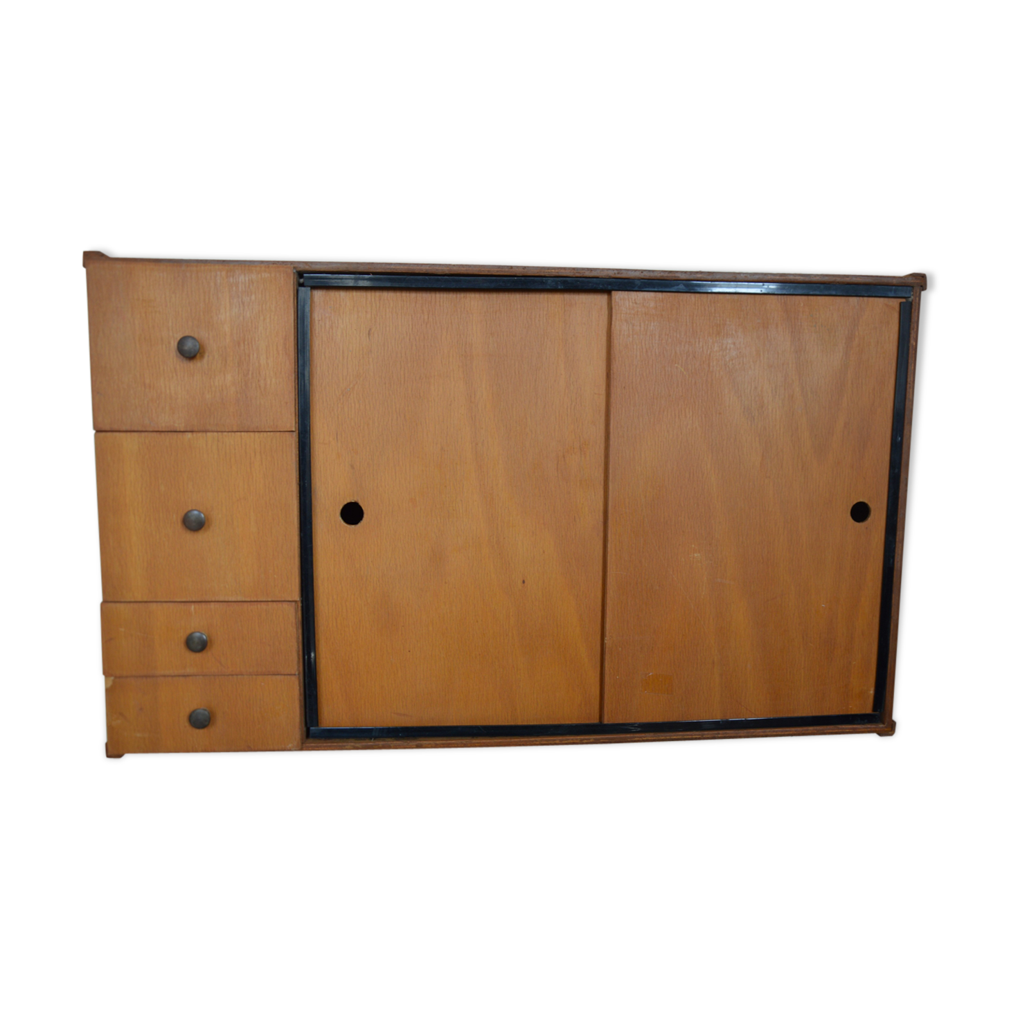 Wall cabinet with drawers 1950 s