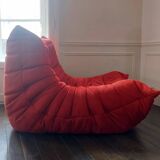 100% original – Togo 1 seater bench – Red Alcantara (Goya Red) by Lig