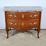 Commode Sauteuse en Acajou massif, style Louis XV – Fin XIXe
