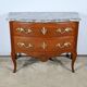 Sauteuse chest of drawers in solid mahogany, Louis XV style – Late 19th century