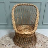 Rattan armchair for children