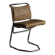 Leather & Steel Dining Chair by Raymond Rombouts, Belgium, 20th century