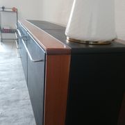 Rare row of wood and leatherette of the 60s 70s