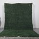 Tapis en laine pure fait main traditionnelle vert taille 1,4/2,6 m