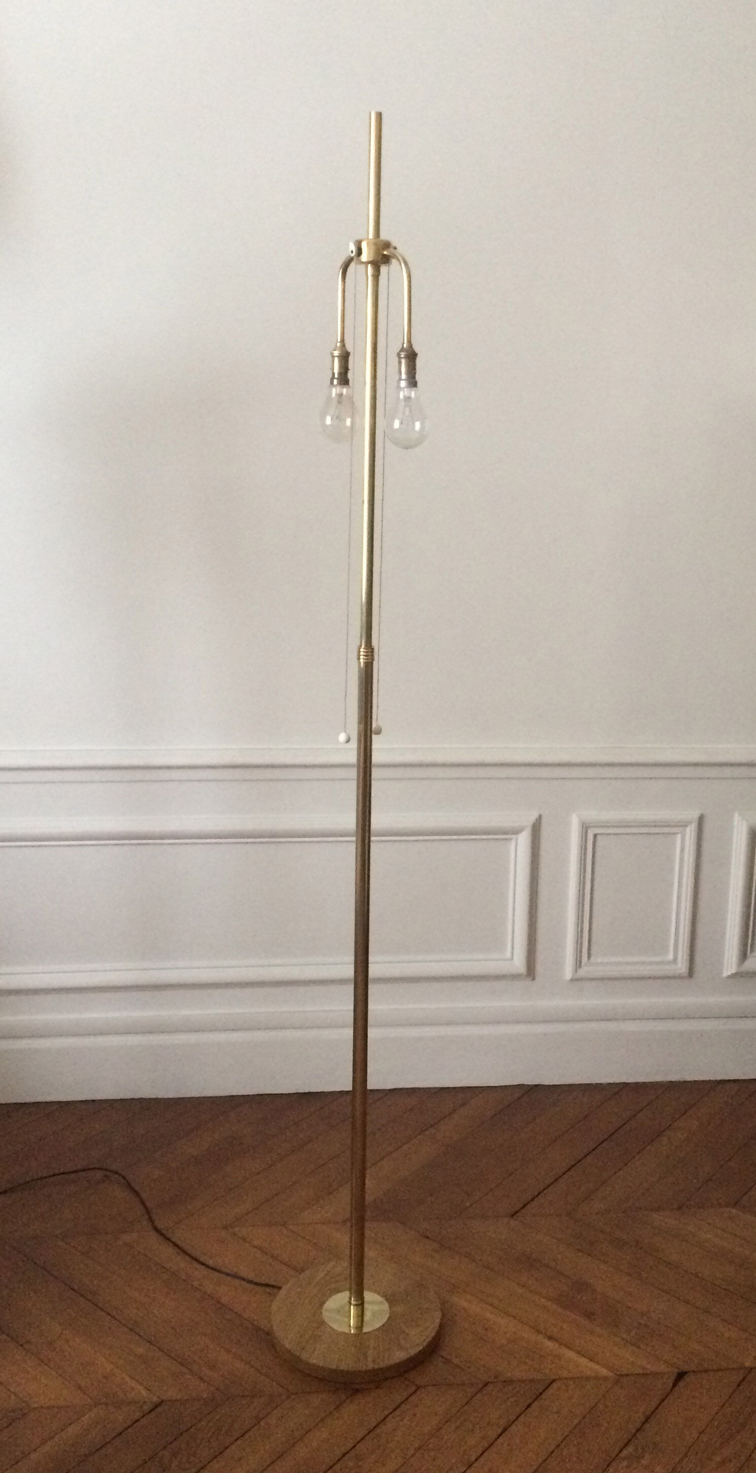Adjustable floor lamp edited by Maison Monix in Paris in the 60's