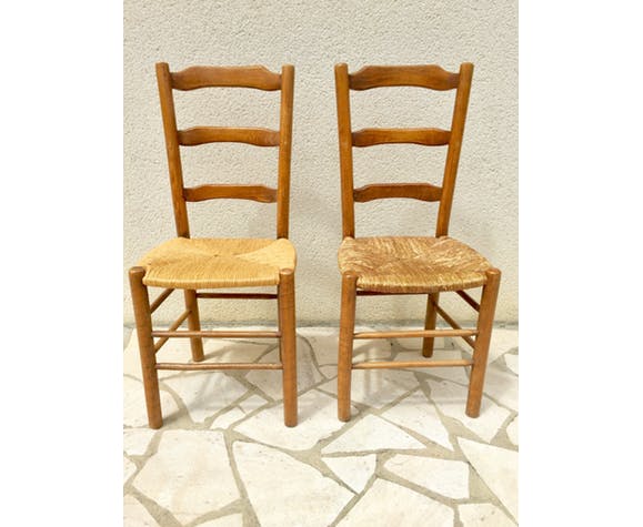 8 farm chairs, early twentieth