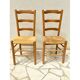 Set de 8 chaises de ferme début XXeme