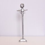 Aluminium candlesticks, 1970s