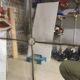 Miroir Industriel Verrière avec Patine Antique – Pièce Unique