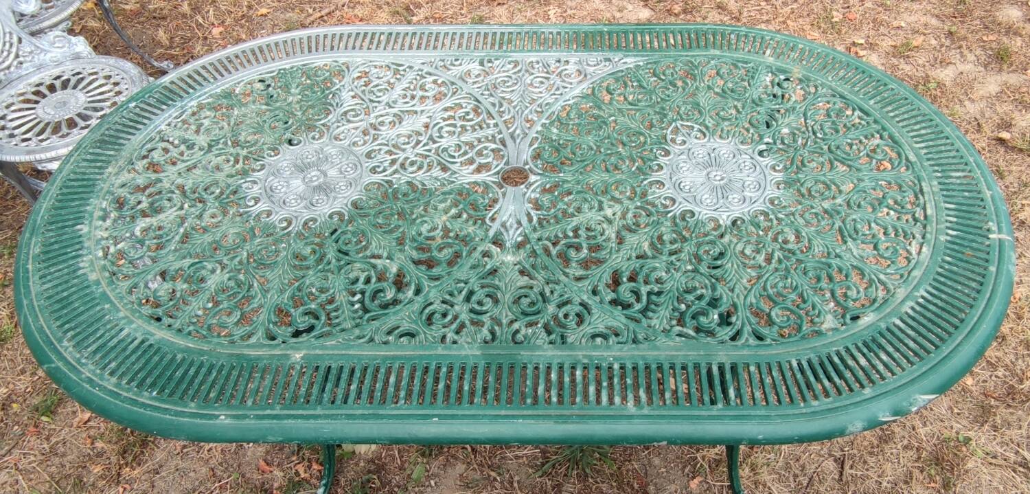 Vintage English style aluminum garden furniture