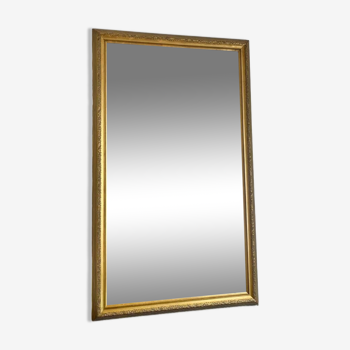 Golden wood mirror 73cmx123cm