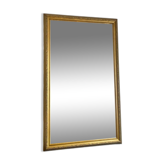 Golden wood mirror 73cmx123cm