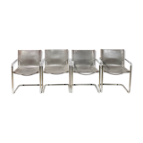 4 MG5 tubular chairs by Mark Stam 1970