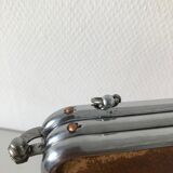 Mirror triptych barber strawberry 25 x 60 vintage 1930