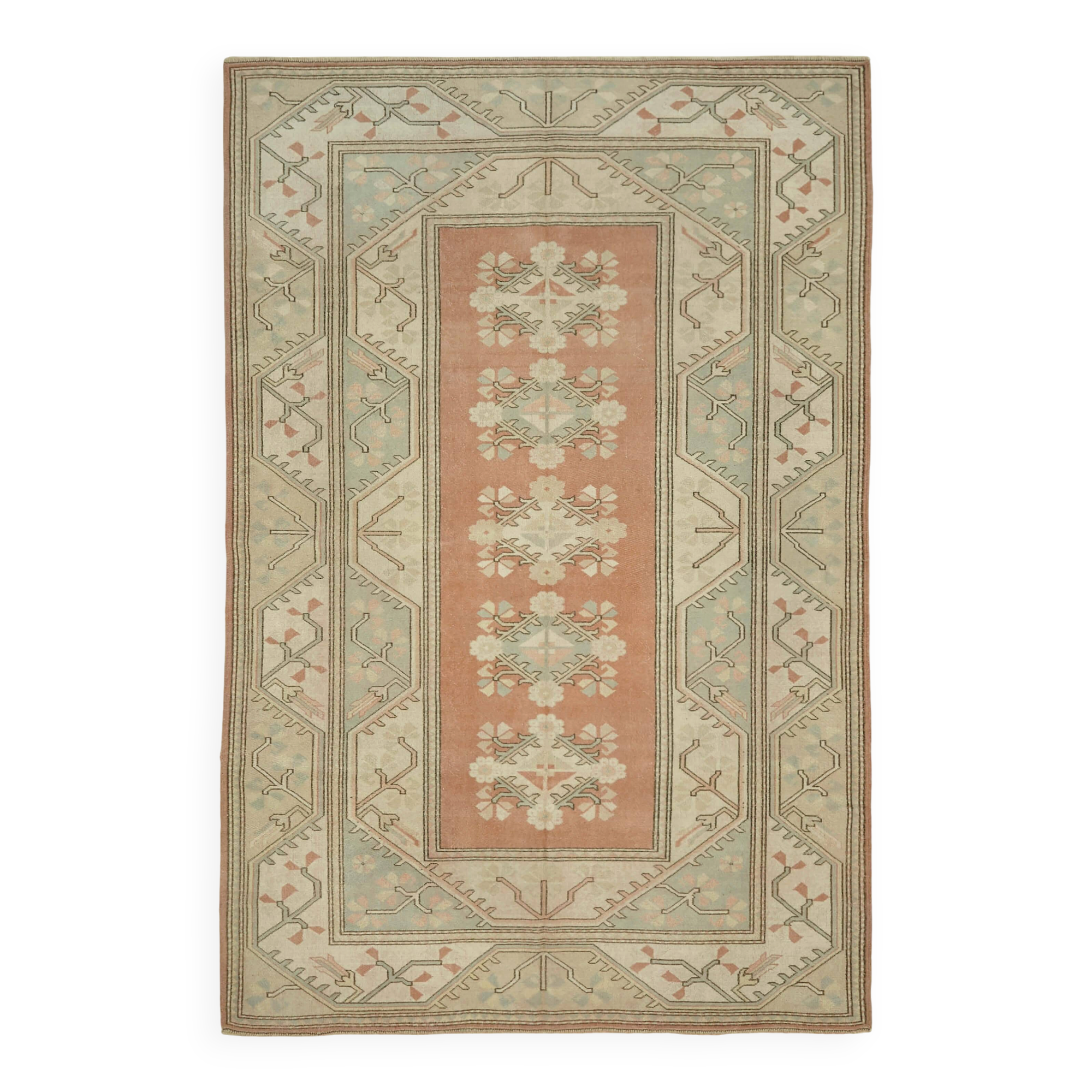 Turkish Vintage Anatolian Rug 198 cm x 295 cm