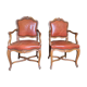 Paire de fauteuils cabriolets Louis XV - Régence