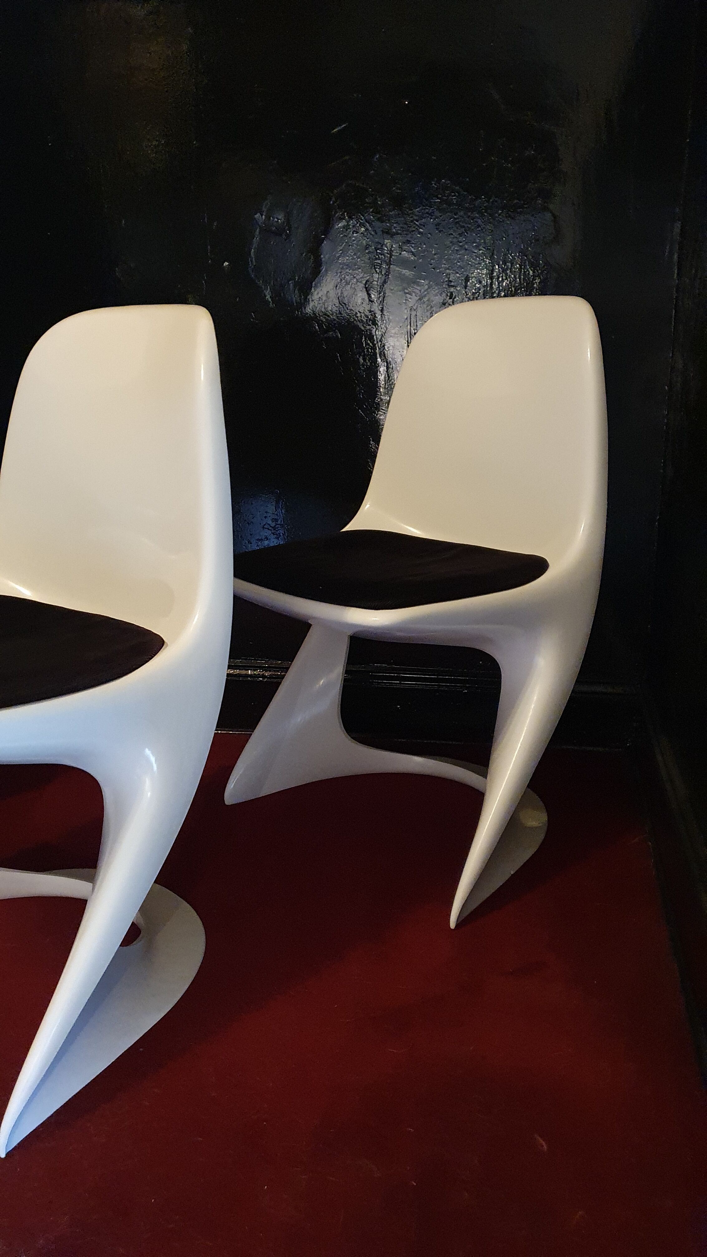 Lot 4 chaises casala vintage par Alexander Begge 1ère édition