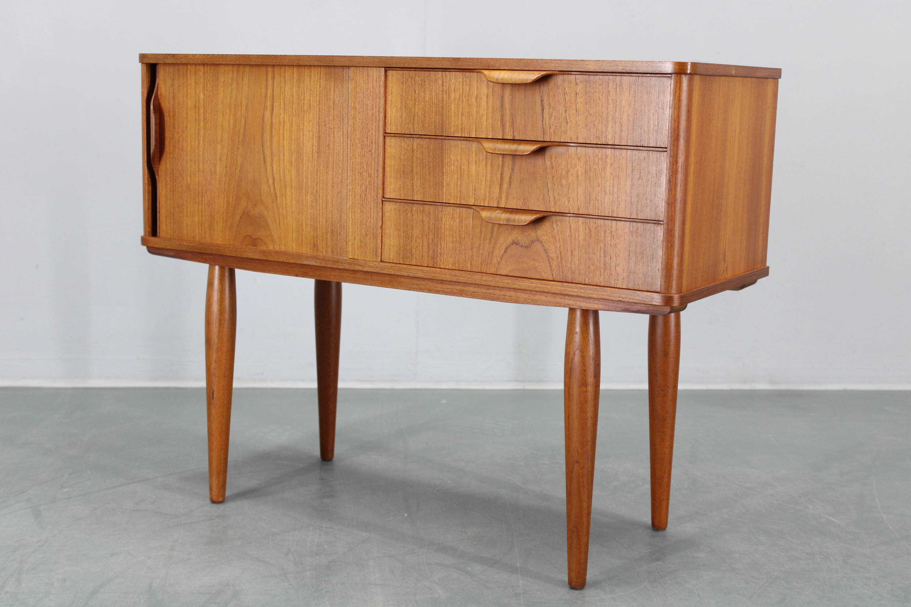 1960s Danish teak cabinet with drawers