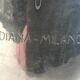 Vintage silver metala hotel teapot Diana Milano