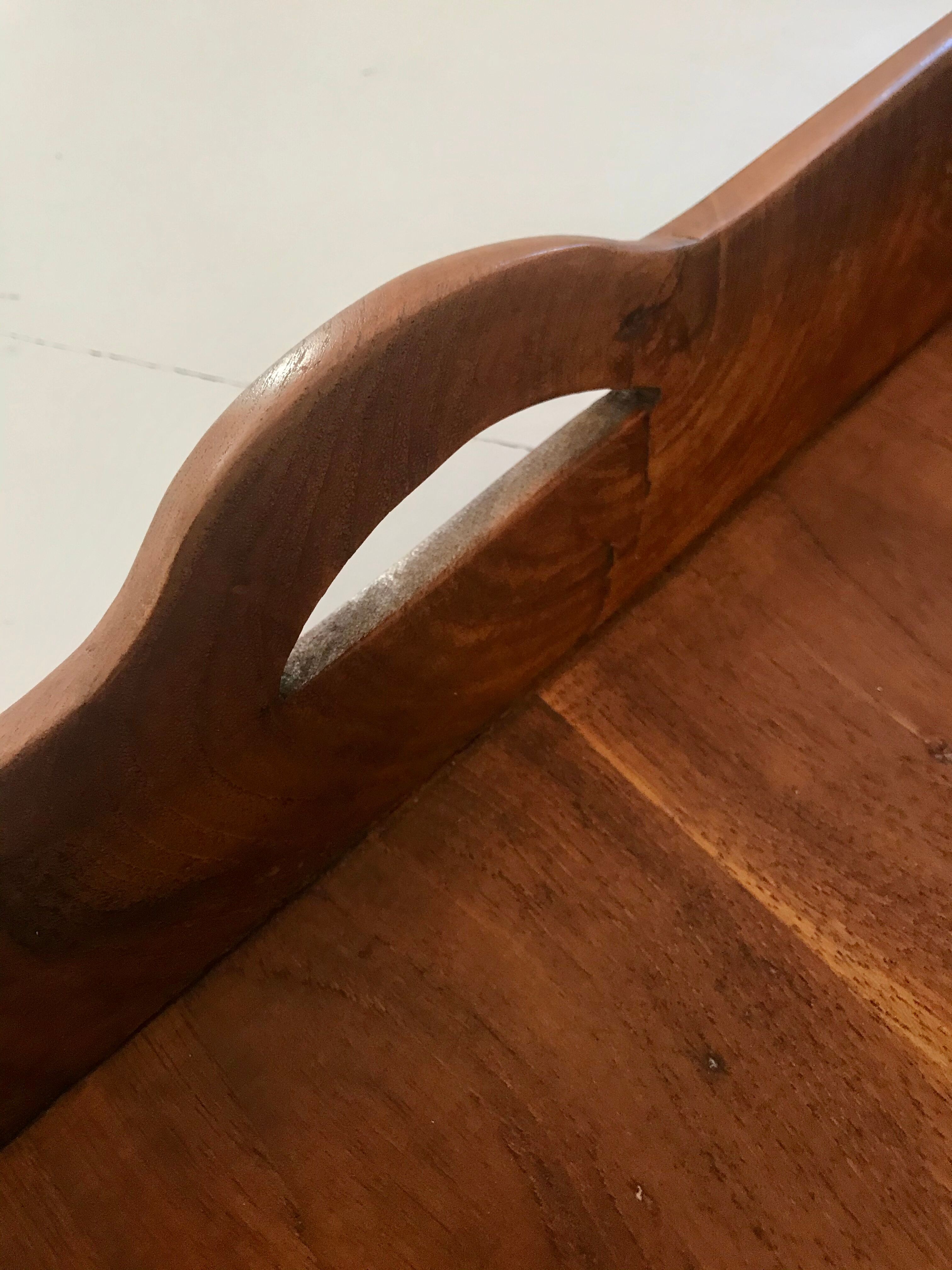 Vintage wooden tray