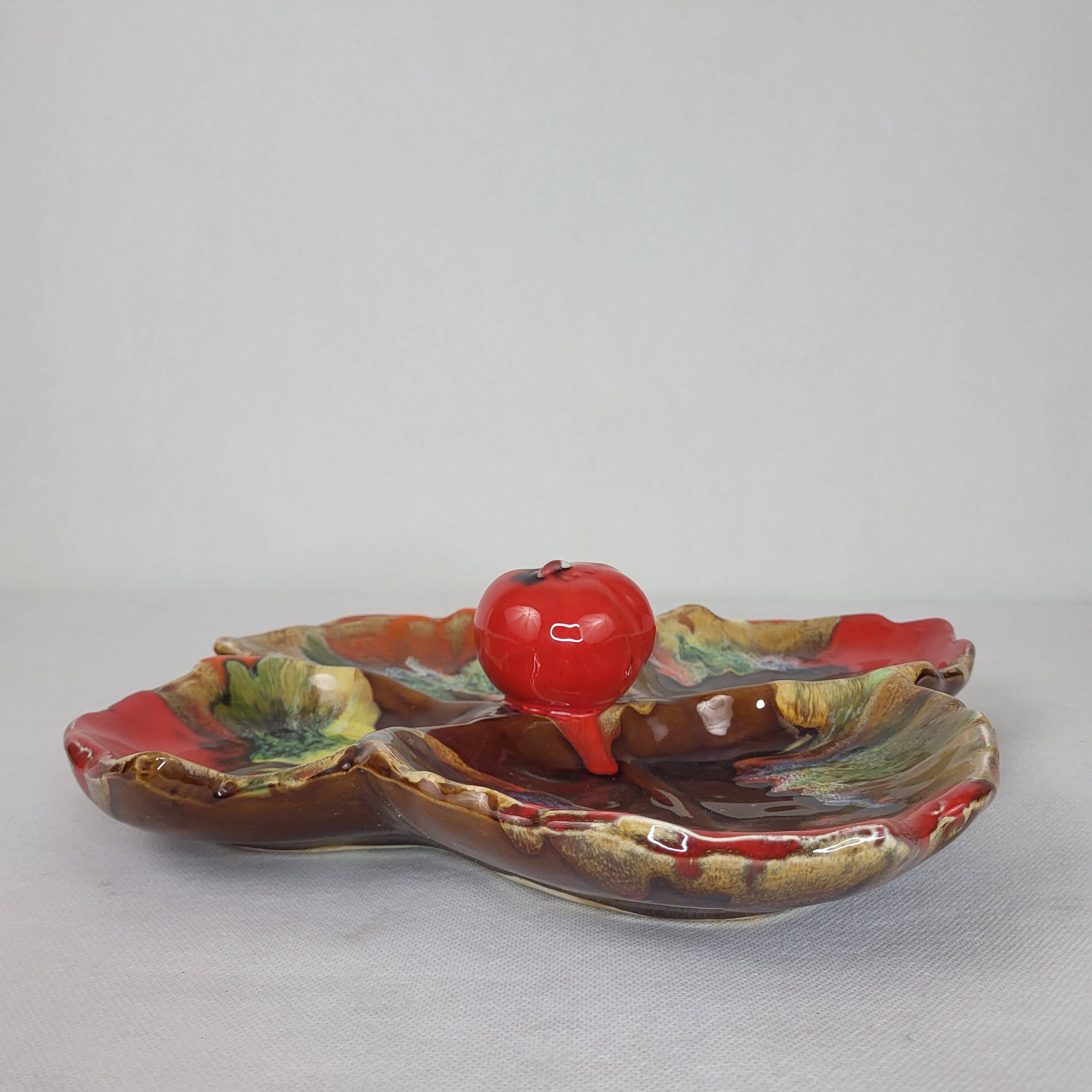 Serving dish in Vallauris ceramic