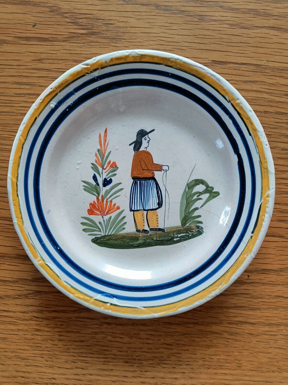 Henriot Quimper plate 127