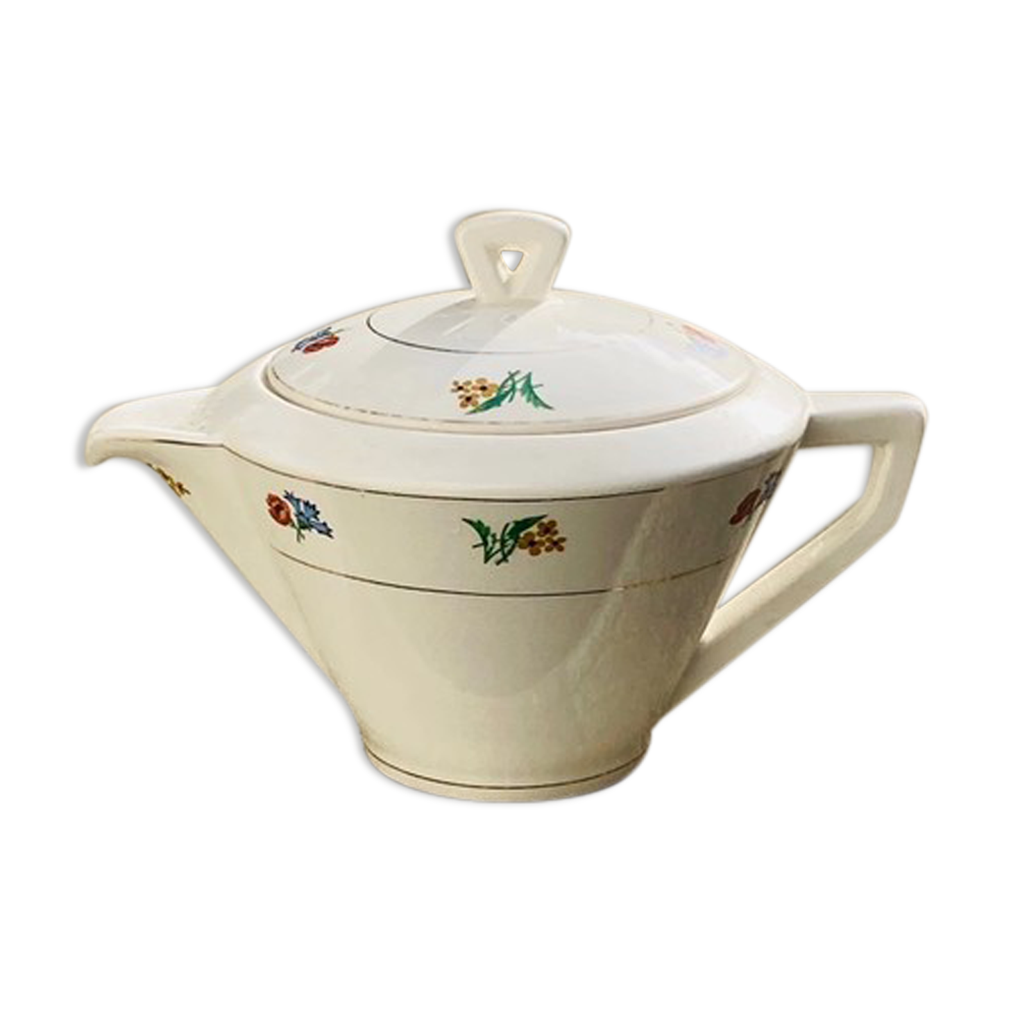 La théière art déco Gien