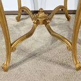 Table de milieu en bois doré, style Louis XV – fin XIXème