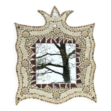 Handcrafted mirror, glass mosaic, natural stone......