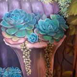 Painting on cotton canvas frame 116 cm / 73 cm