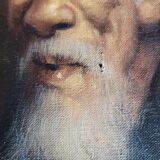 Portrait à l'huile asiatique