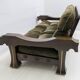 Luciano Frigerio Mid-Century Modern Italian Wood and Suede Sofa "Ussaro",70