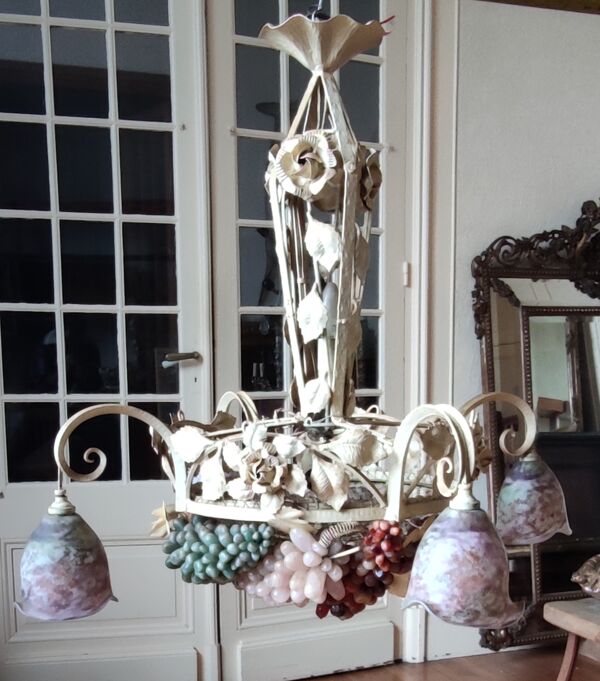 Lustre Murano grappes de raisin