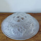 Set for Art Deco chandelier (1 cup, 3 globes)