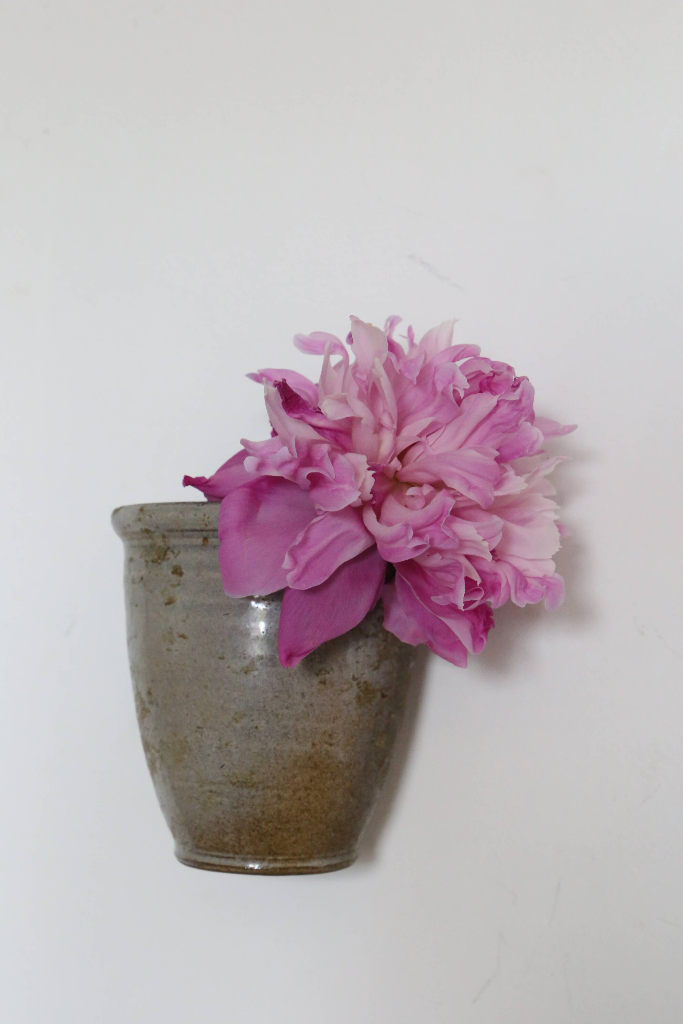 Wall pottery vase, vintage