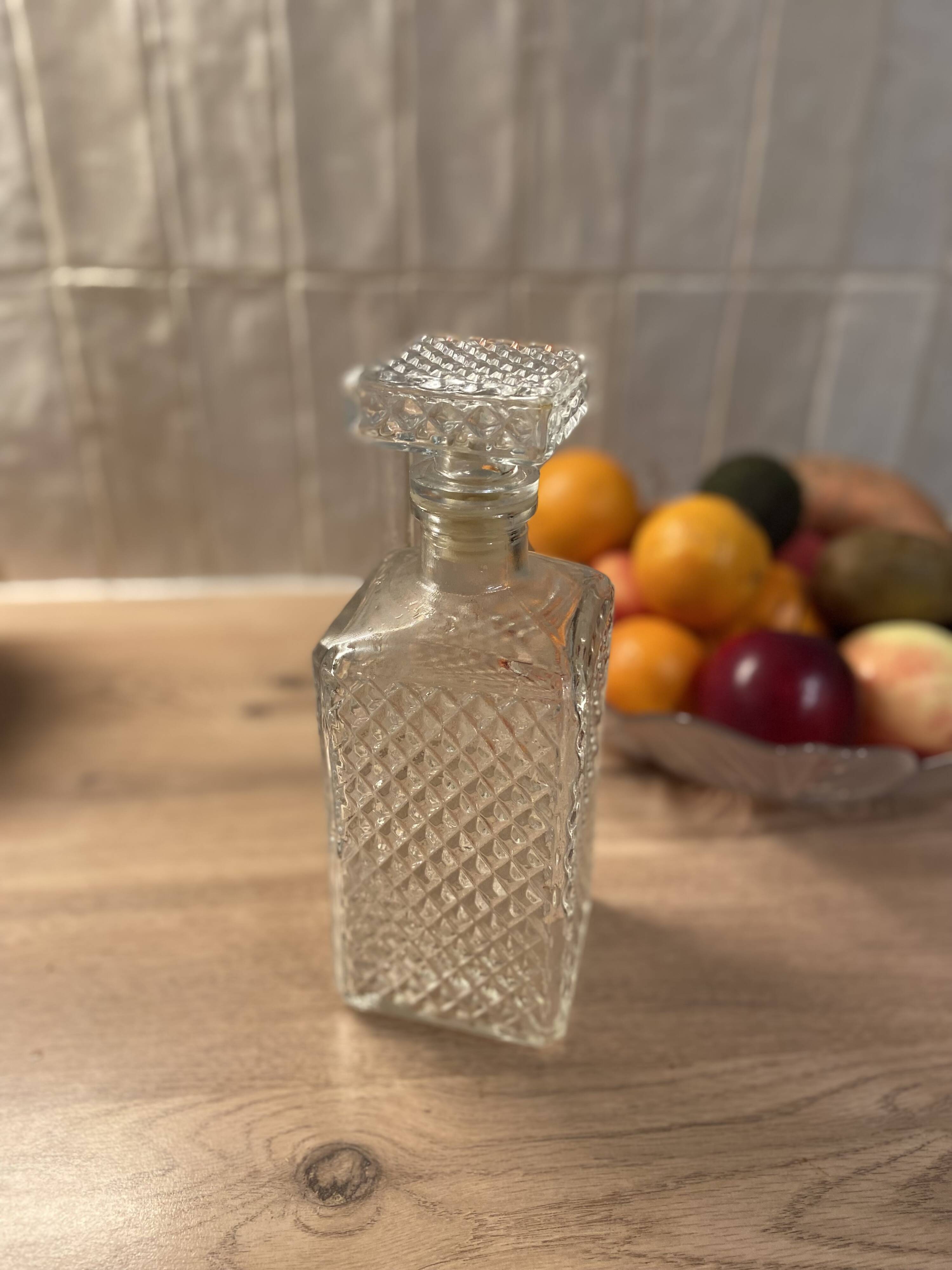 Vintage glass carafe – Made in Italy
