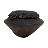 Vase sculpture basalt