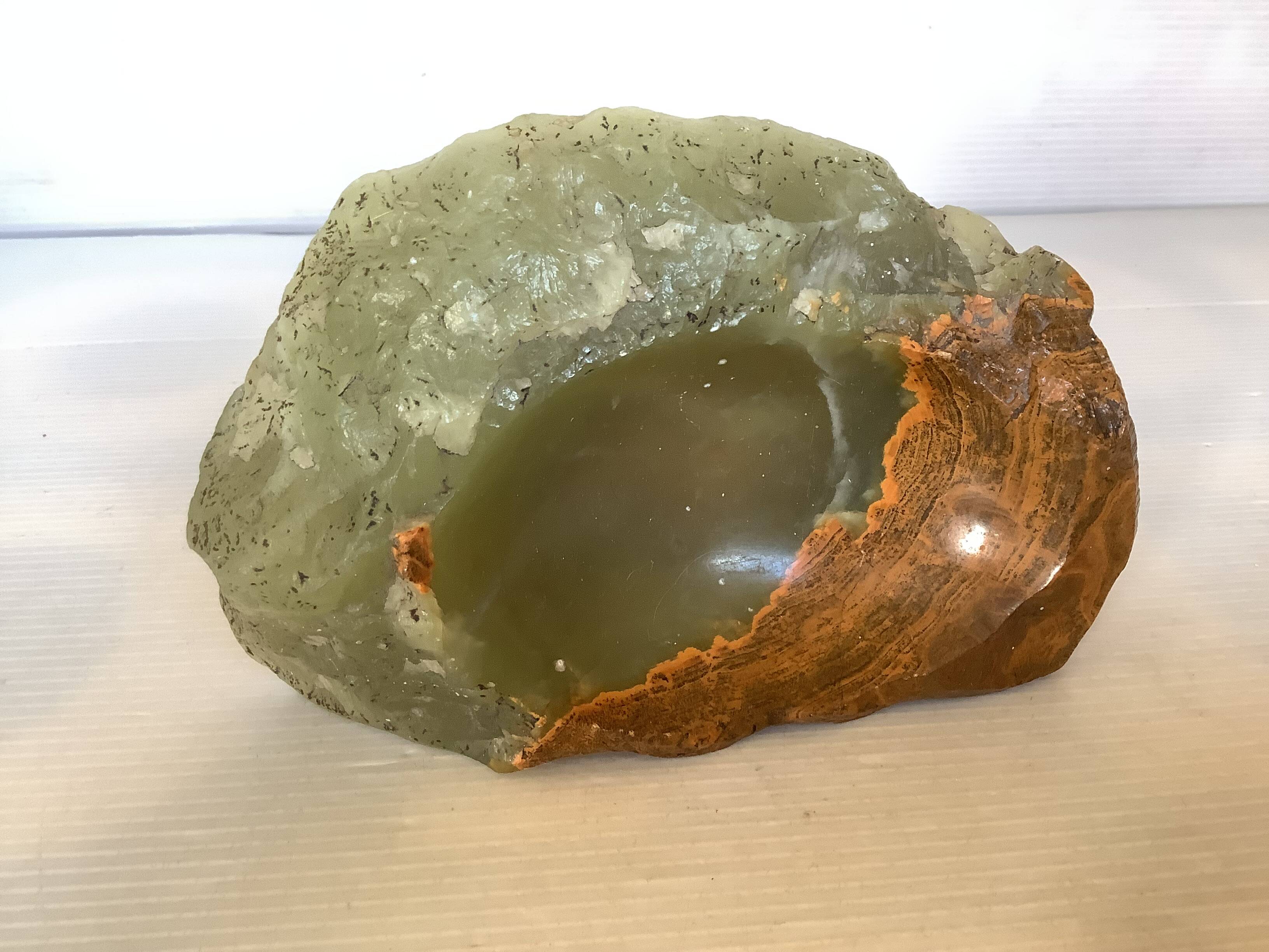 Green onyx ashtray tray