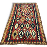 Splendide tapis tissé Persan: Kilim Gashqai 250x147 cm - Iran - vers 1970