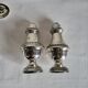 Salt and Pepper Shaker Set in Silver-Plated Metal