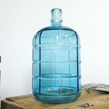 Blue glass canister